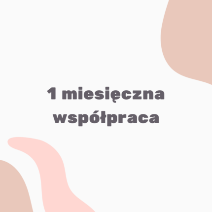 Jednomiesięczna współpraca współpracy orzechova orzechovadieta Katarzyna Orzechowska dietetyk