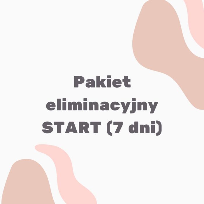 Pakiet dietetyczny indywidualny jadłospis eliminacyjny bez glutenu i mleka krowiego